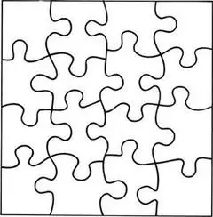 拼图简笔画 拼图简笔画图片