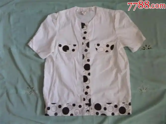 780年代女式夏天短袖半袖上衣道具服装881