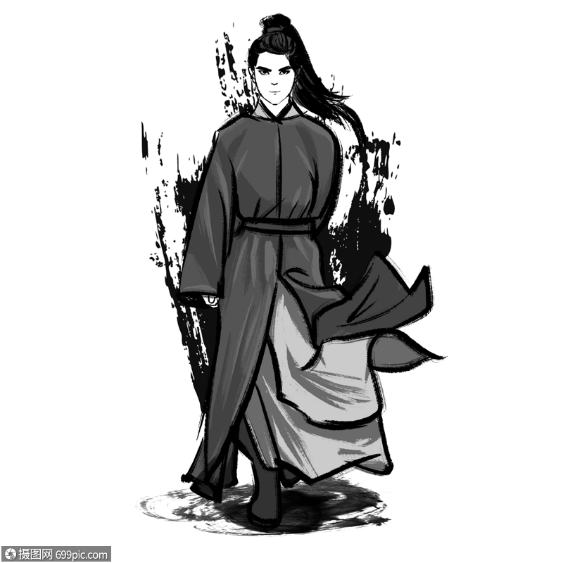 水墨武侠大侠情怀水墨江湖