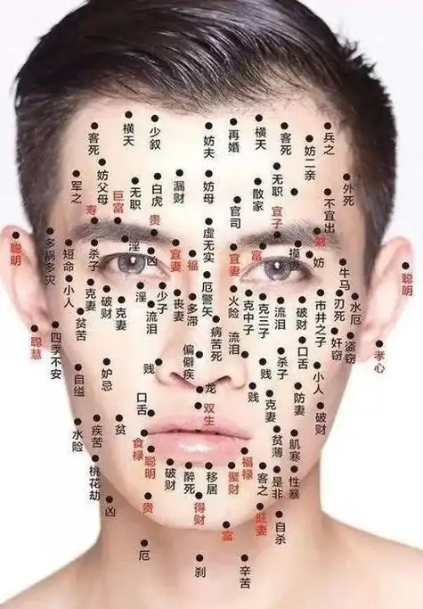 左右最准男人脸上的痣图解万湖,相术从痣的位置来分析女人面相痣图解