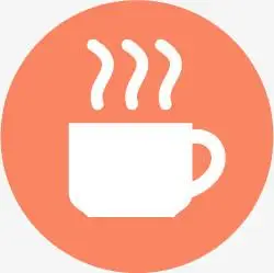 扁平化图标热饮符号