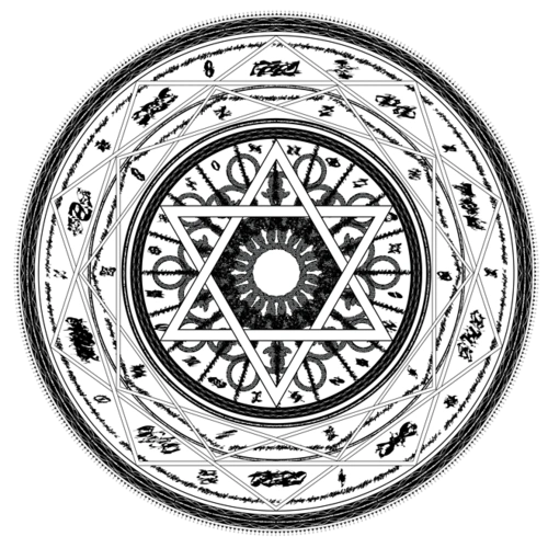 フリー魔法阵素材 パターン01