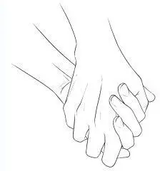 牵手简笔画 小朋友手牵手简笔画