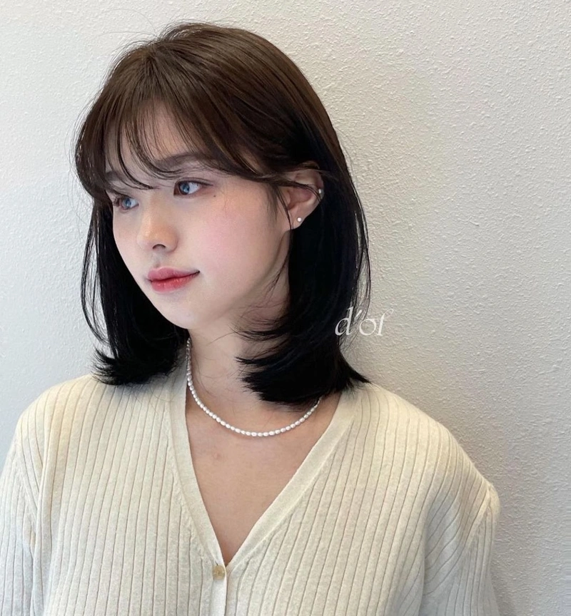 超级好看的锁骨发型