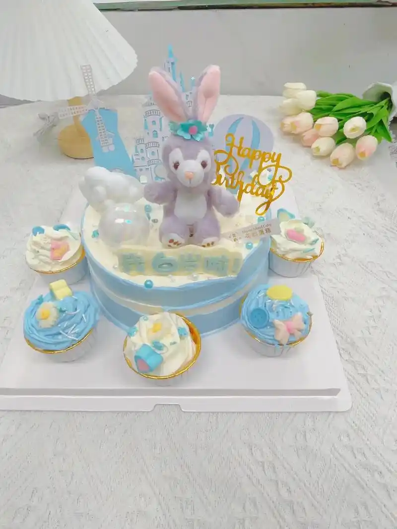 6岁小朋友生日快乐98#新戴露 #卡通蛋糕 #蛋糕 #女孩蛋 - 抖音