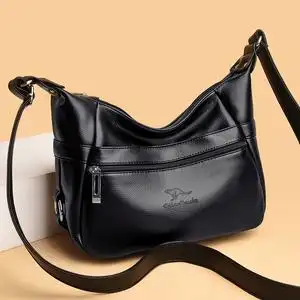 90嘎子的传说淘宝真皮女包妈妈包中年软皮单肩斜挎包50岁中老年人大