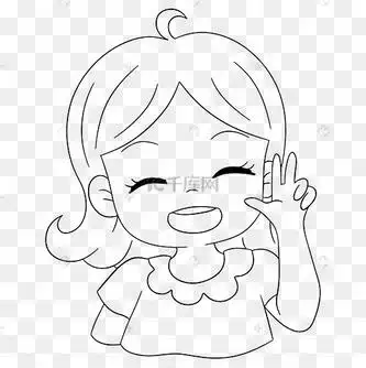 q版简笔画图片_q版简笔画设计图片素材大全-千库网