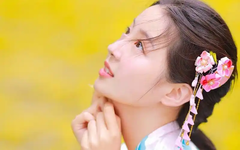 和服美女清新唯美高清写真图片桌面壁纸