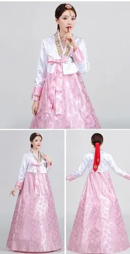 阿亨古装公主少数民族朝鲜族演出服小品韩服女装朝鲜演出服装舞台舞蹈