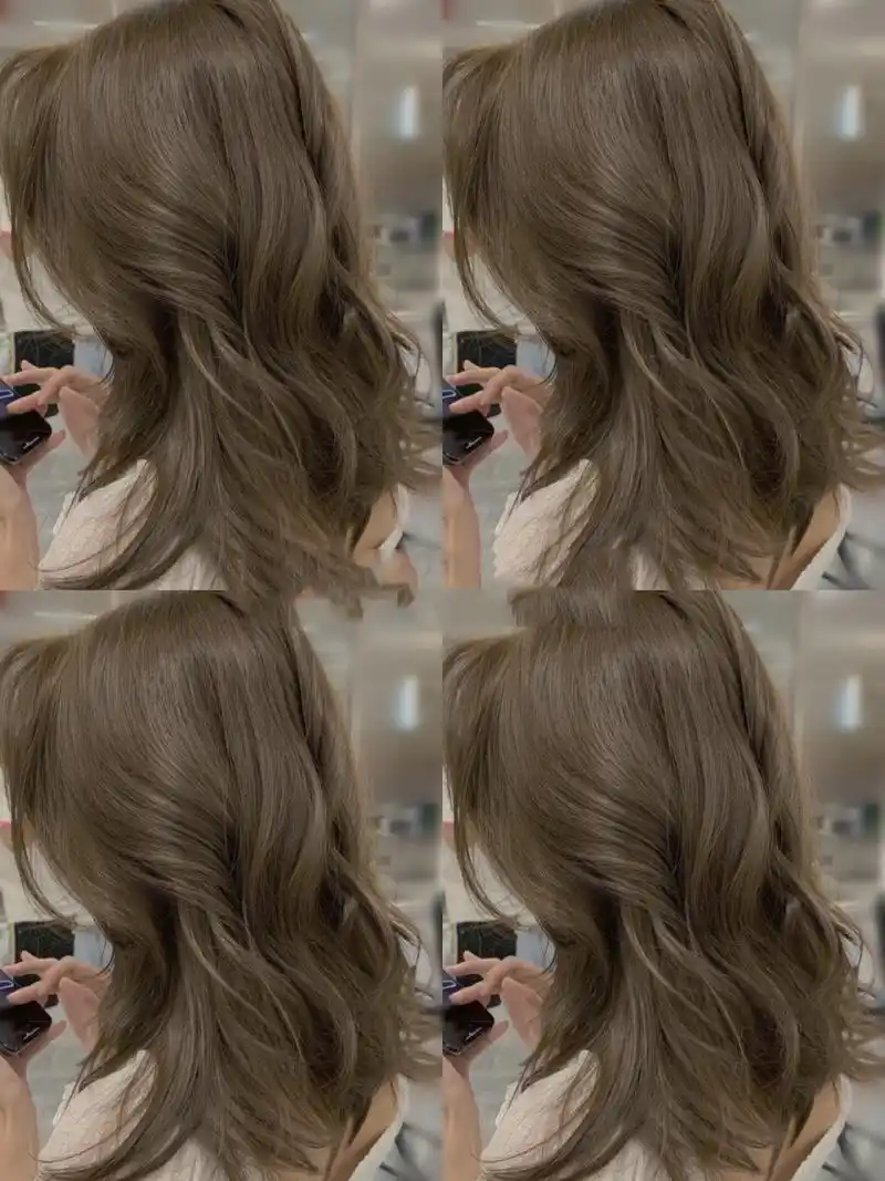 经典显白发色～冷茶棕色 清爽自然 巨显白 经典显白发色～冷茶棕色