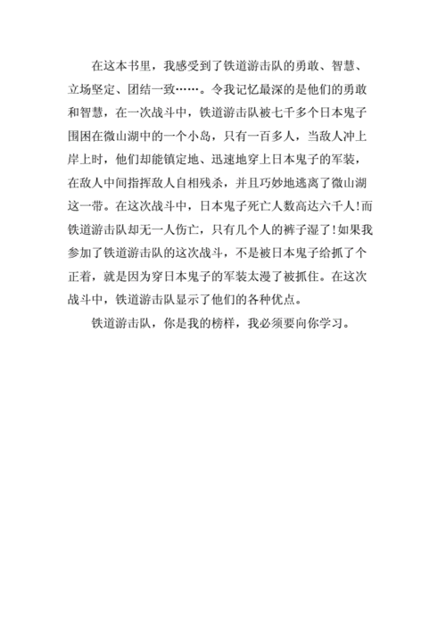 铁道游击队读后感_1.docx 3页