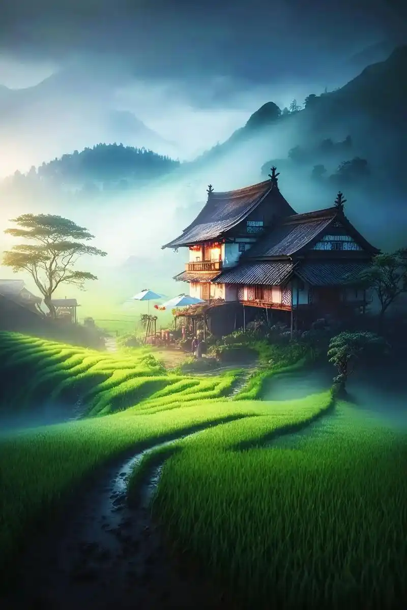 唯美意境 #田园风光 #图文伙伴计划 - 抖音