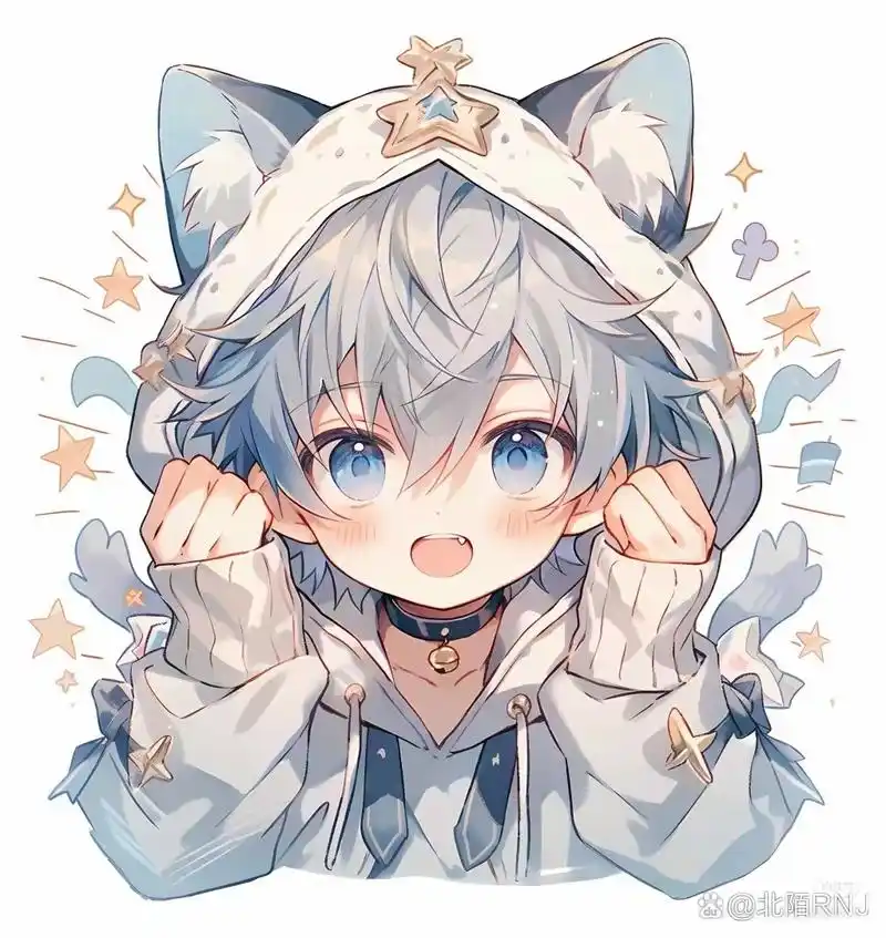 9378看我发现了什么,这里有一只超级可爱的猫耳少年!