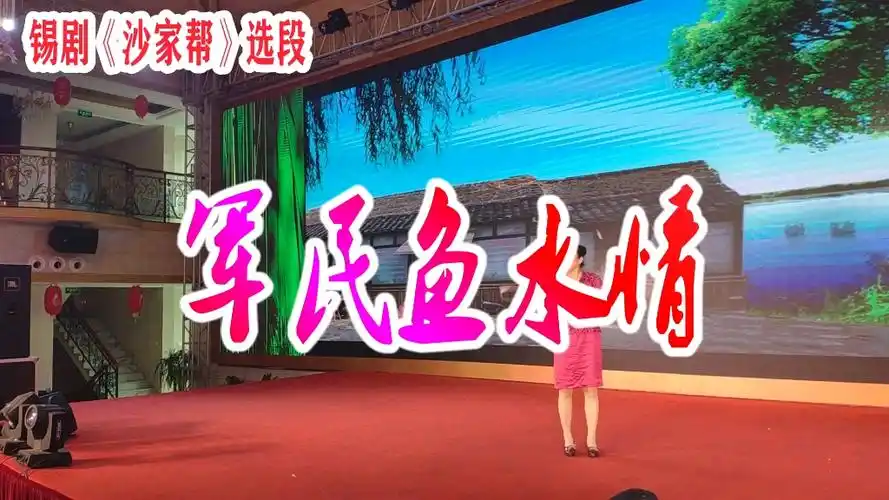 《沙家浜》军民鱼水情  杨小平 饰 沙奶奶  少壮 饰 郭建刚