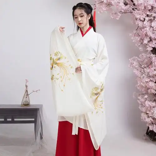 原创花嫁类大袖古装大码中国风汉服_民族服装/舞台装_爱上舞旗舰店