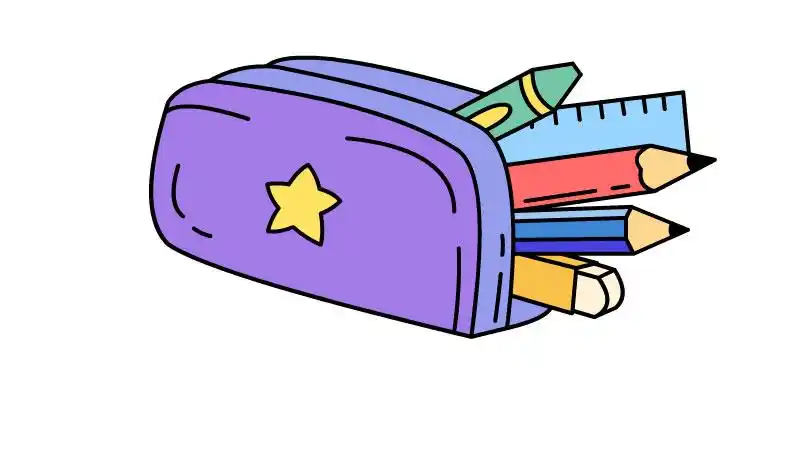 铅笔盒怎么画 铅笔盒的画法-养娃家