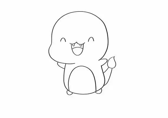 喷火龙怎么画跟我学手绘喷火龙的画法步骤教程