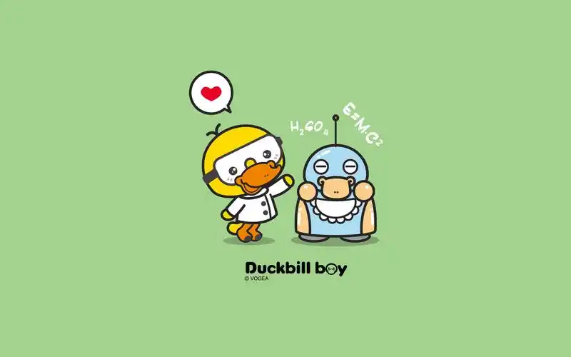 鸭嘴兽男孩卡通动漫可爱电脑桌面壁纸图片大全