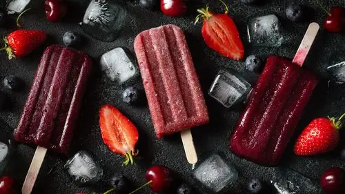 高清,清新,静物,美食 清新降暑冰淇淋桌面壁纸,安静唯美的画面,简简单