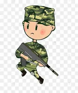可爱q版吃鸡游戏插画q版军人q版人物卡通风格军人【千库编辑】为您