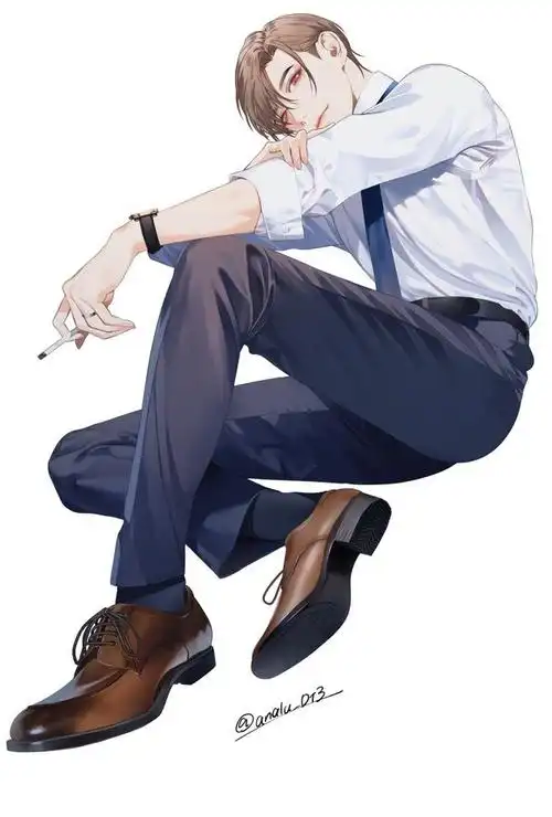 分享一组西装&鞋子画法参考!爱画画的你… - 半次元 - acg爱好者社区