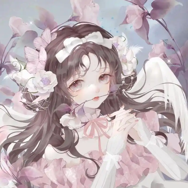 伤感流泪动漫女生头像(随便拿图) 一个人的单程旅途,一个人的朝朝暮暮