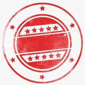 圆形红色印章免抠素材免费下载_觅元素51yuansu.com