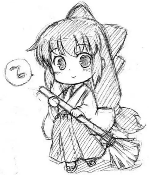 画关于q版人物简笔画可爱女生的图片呆萌的卡通动漫女孩简笔画画q版