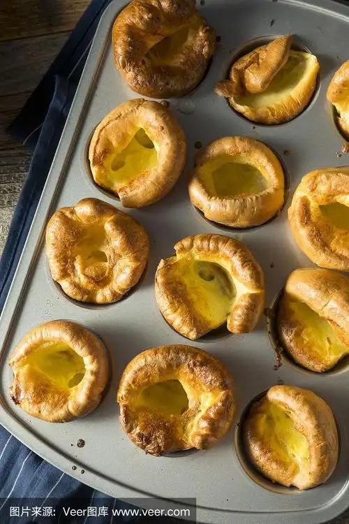 温暖自制的英国约克郡布丁