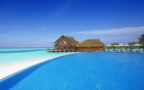 马尔代夫海滩风景壁纸