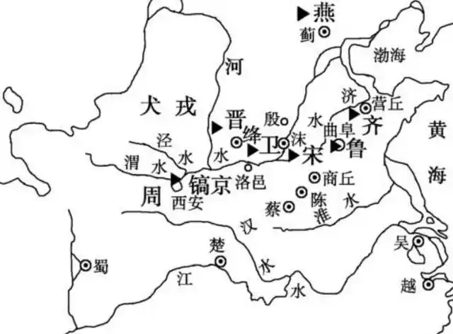 西周时期的疆域和主要诸侯国