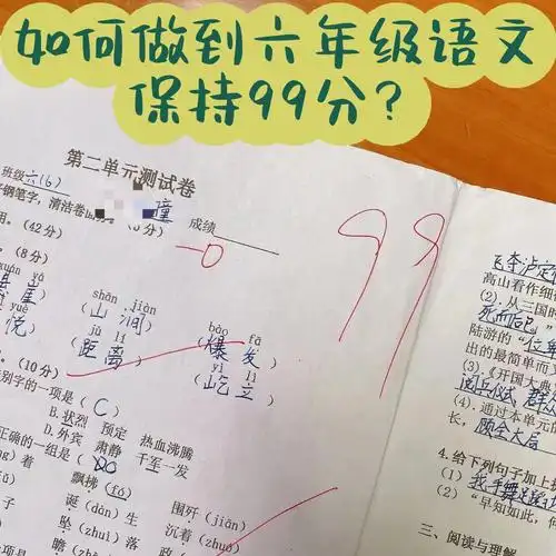 六年级99分语文我们是如何做到的?