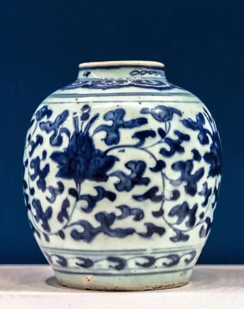 《人间烟火抚凡心》-明清民窑青花瓷/「壹」/草木华滋-圣洁莲花