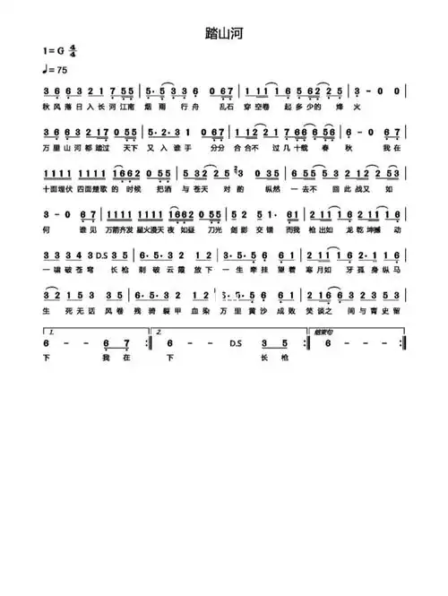 前段时间热度很高的: 《踏山河》 踏山河笛子版教学