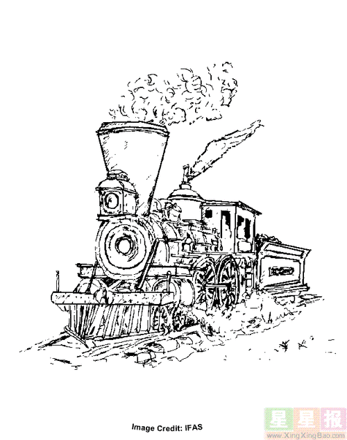 蒸汽车的简笔画 简笔画图片大全-普车都