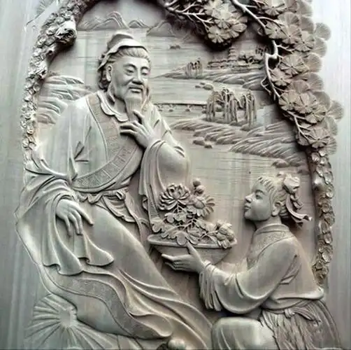 立体浮雕作品欣赏 - 学海无涯 - 读书之法.在循序而渐进.熟读而精思