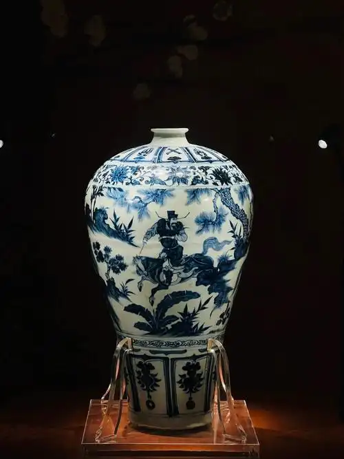 价值十亿南京市博物馆镇馆之宝元青花梅瓶