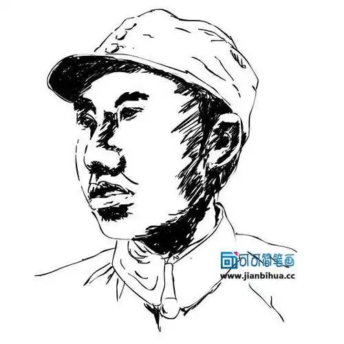 儿童简笔画抗日英雄