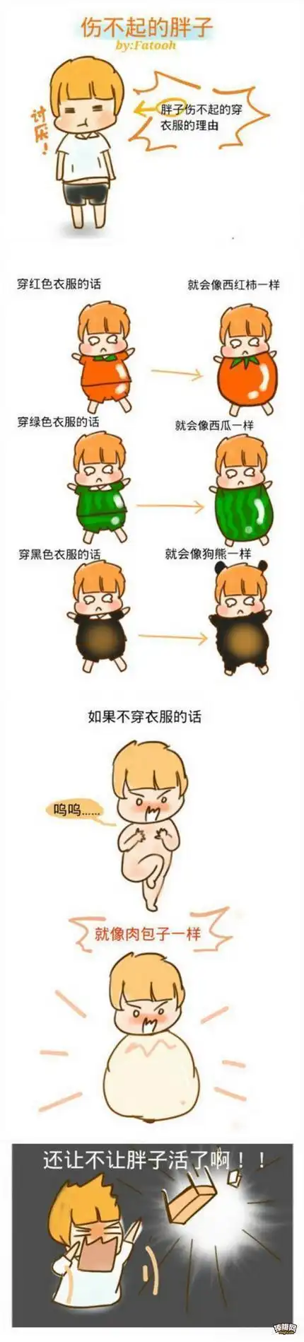 胖子穿衣服的一百种搭配方法