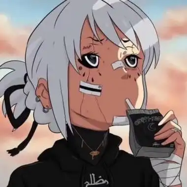 嘻哈风动漫女生头像高清超酷的嘻哈rap头像女动漫图片