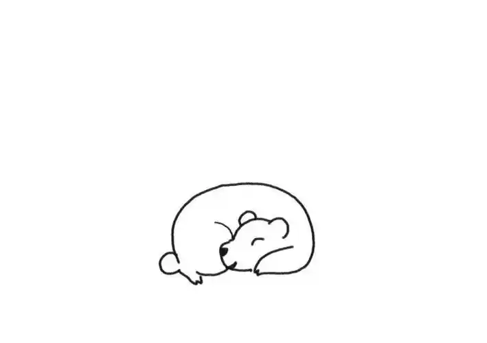 动物的亲子写真超萌的动物宝宝简笔画