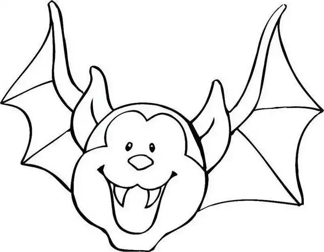 蝙蝠儿童简笔画蝙蝠