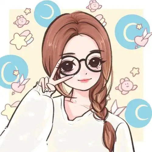 67#手绘头像  #可爱头像  #卡通头像  #写实  #画画  #戴眼镜的头像