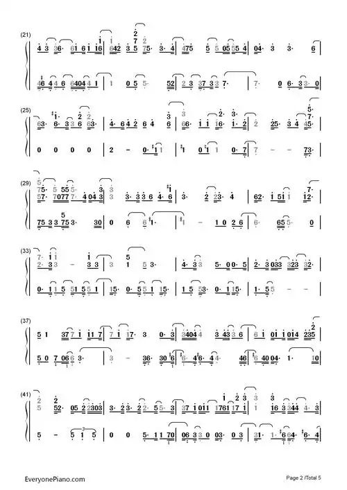 旅行的意义- 陈绮贞双手简谱预览2