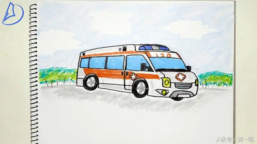 公交车简笔画 大巴车简笔画彩色-诚智百科网