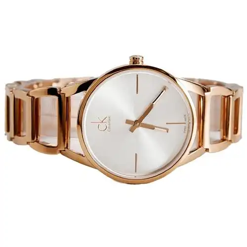 卡尔文·克莱恩(calvin klein)ck手表 stately系列玫瑰金镂空石英金属