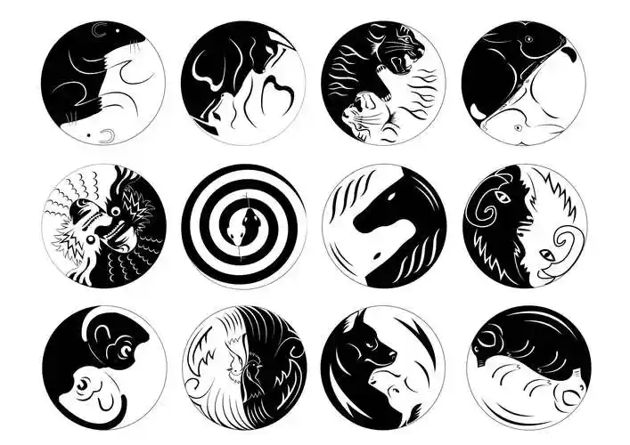 十二生肖--阴阳图腾|平面|标志|设计三角猫 - 原创作品 - 站酷 (zcool