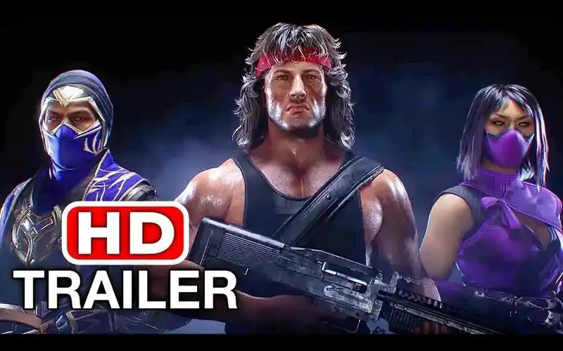 《真人快打11》dlc新人物:史泰龙【第一滴血】兰博参战,梅丽娜和rain