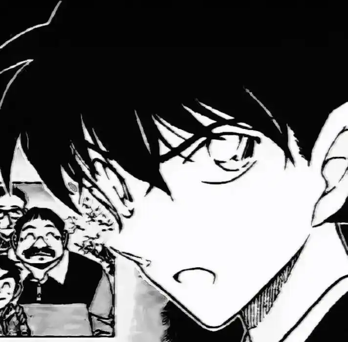 工藤新一 #动漫黑白头 - 抖音