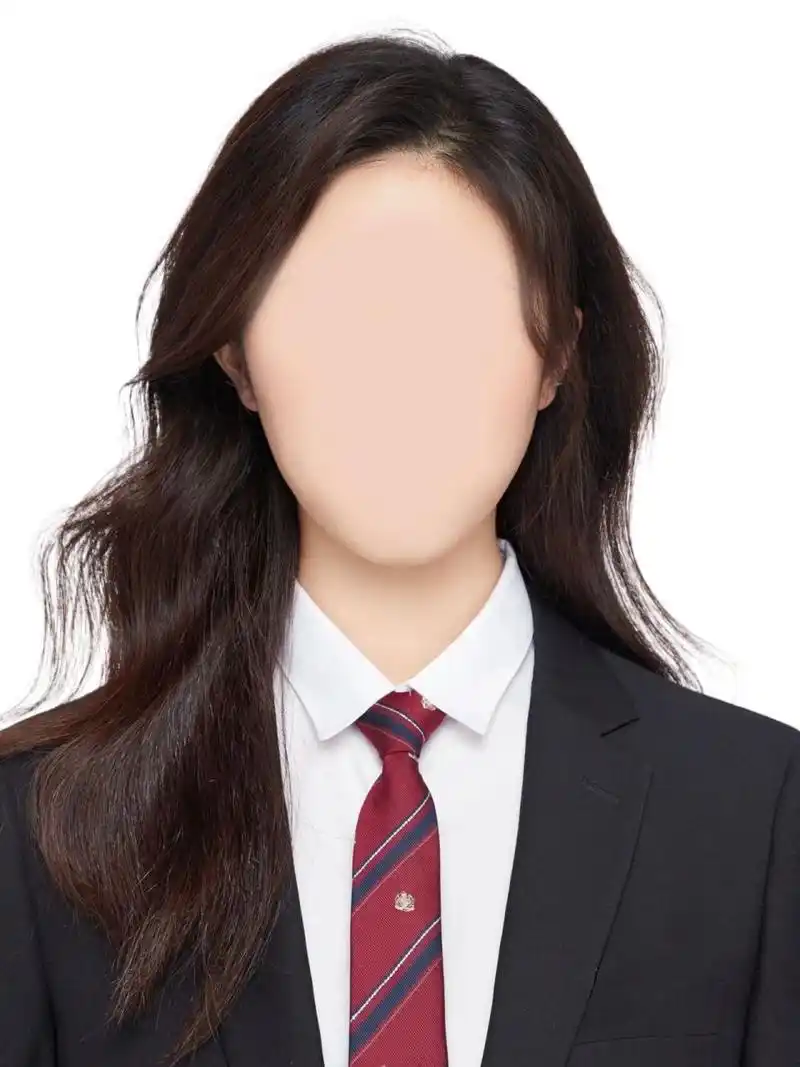 黑色衣服女生证件照模版9315自取9315帮修 清晰正脸无遮挡